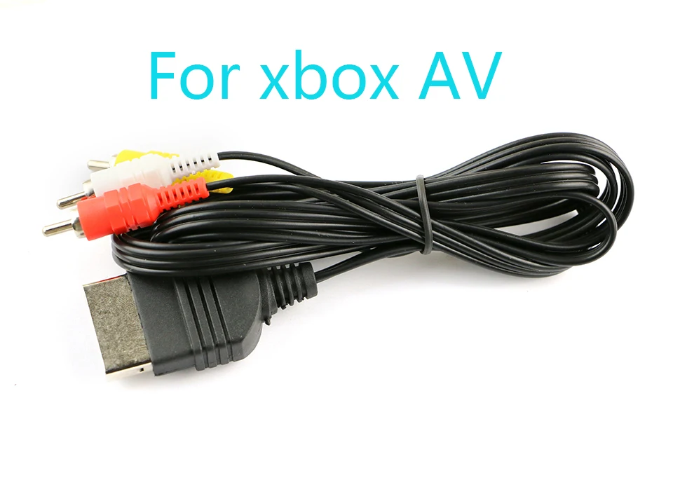 5Pcs 10Pcs Per Xbox Cord Adapter Converter Connector Component Lead 3Rca Cable Per Xbox Composite Audio Video Cable Cavo Av