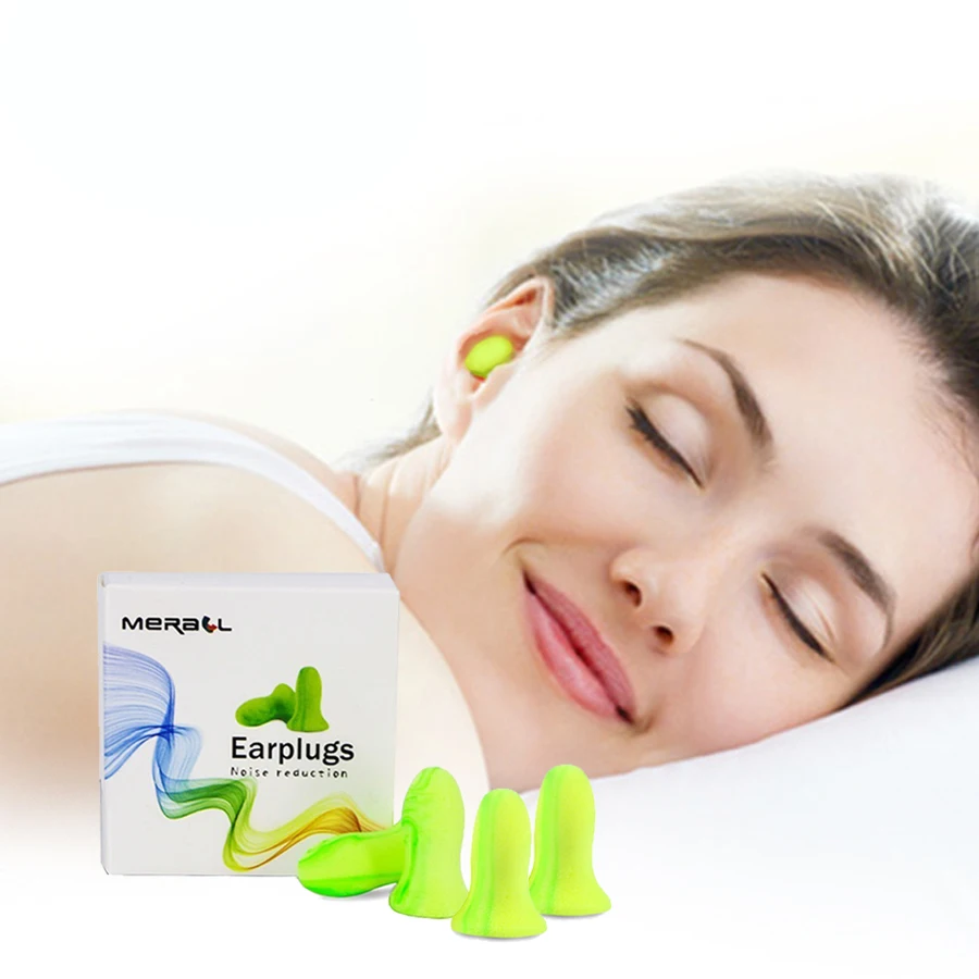 

Sleep Ear Plugs Noise Reduction Sound Insulation Quiet Soft Not Damage Hearing For Sleep Tools Silent Travel Learn Workplace