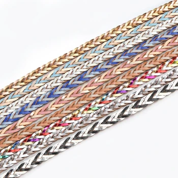 

Five-strand braided rope pu leather DIY jewelry making materials bracelet accessories raw materials wholesale 2020 new