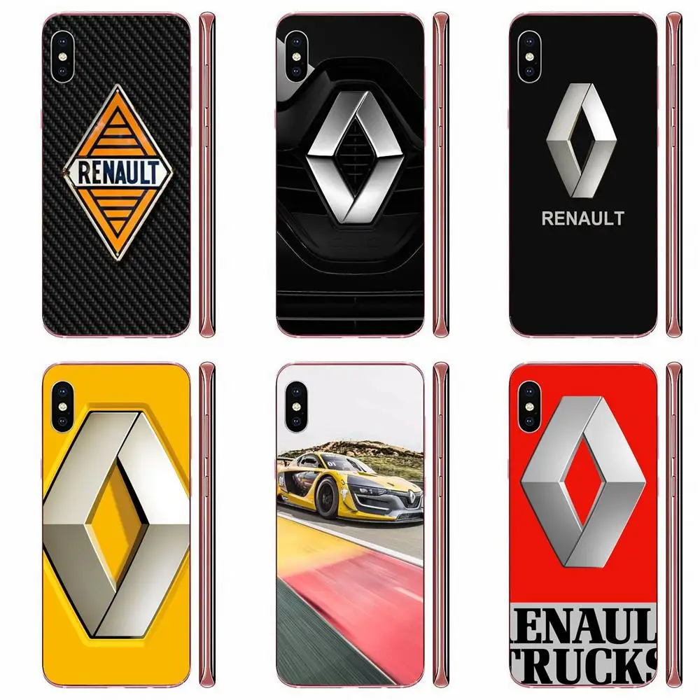 Роскошные Чехлы для сотовых телефонов с логотипом Super Cars Renault Samsung Galaxy J8 J7 pro 2018 2017