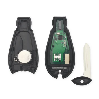 Chip ID46 5X 3 1 Chiave telecomando per Chrysler 433 IYZ-C01C Mhz per Chrysler Jeep Grand Cherokee 4 Chip ID46 5X 3 1 Chiave telecomando per Chrysler 433 IYZ-C01C Mhz per Chrysler Jeep Grand Cherokee - Chip astuto di chiave ID46 dell automobile del bottone di KEYYOU 5X 3 1 per