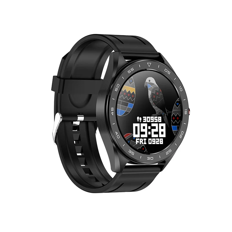 XANES Q30 силиконовый ремешок модные часы Smart Watch Для мужчин браслет Водонепроницаемый HR сна Смарт-часы обратного отсчета спортивные Фитнес браслет - Цвет: black black