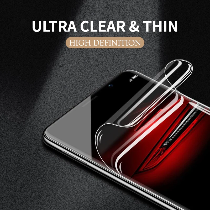 Защитная Гидрогелевая пленка для huawei Honor 8x10 20 Nanotech самовосhealing вающаяся полноэкранная защита от отпечатков пальцев