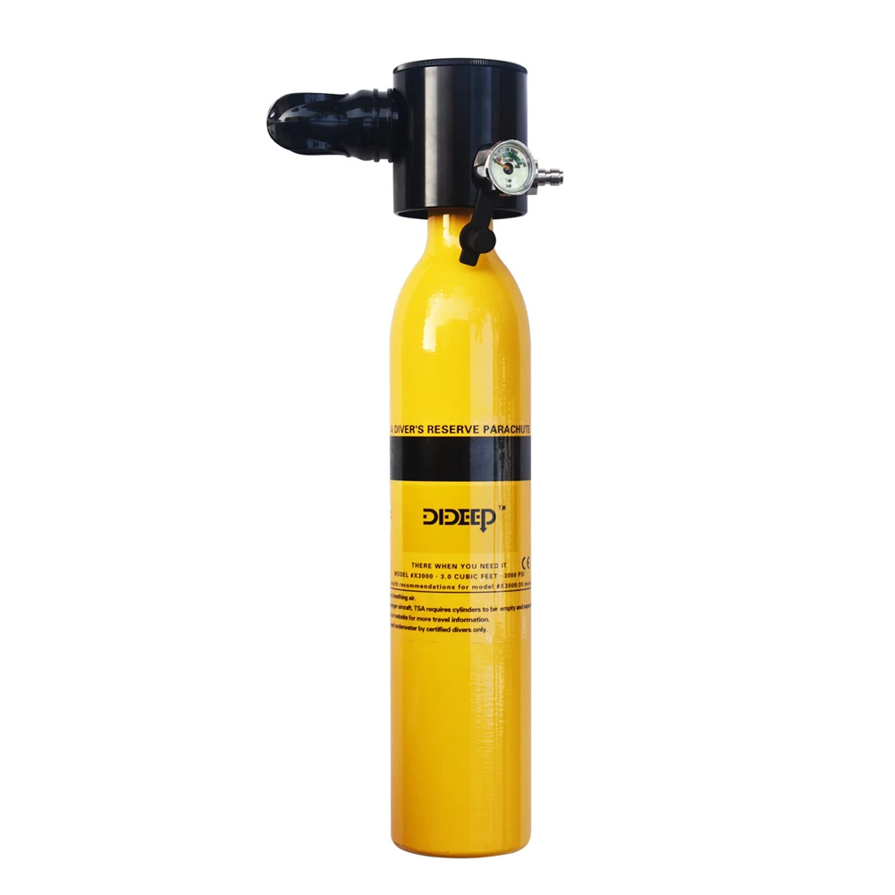 

Diving Portable Swimming Outdoor Mini Scuba Oxygen Tank Reusable Teaching Cylinder Snorkeling Underwater Breath Equipment