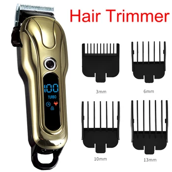 

100-240V Rechargeable Hair Trimmer Professional Hair Clipper Hair Shaving Machine Hair Cutting Beard Electric Razor