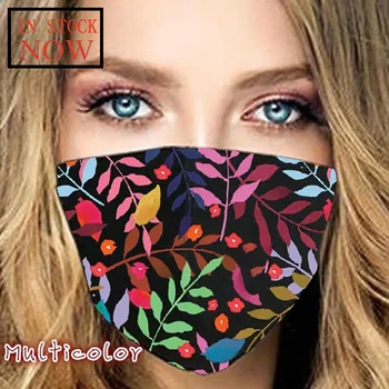 

Pm2.5 Outdoor Washable Reuse Face Mask Protection Floral Printing Mouth Mask Mascarilla Reutilizable Mondkapjes Herbruikbaar