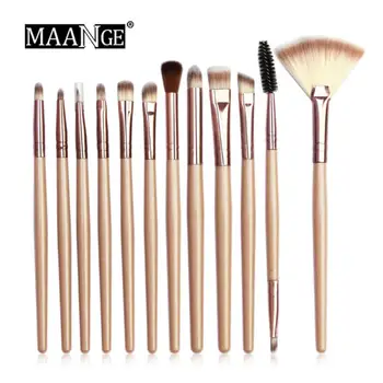 

12 Pcs/set Makeup Brushes Set Eye Shadow Make Up Brushes Foundation Powder Lip Eye Make Up Brush Cosmetics Makeup Brush TSLM1