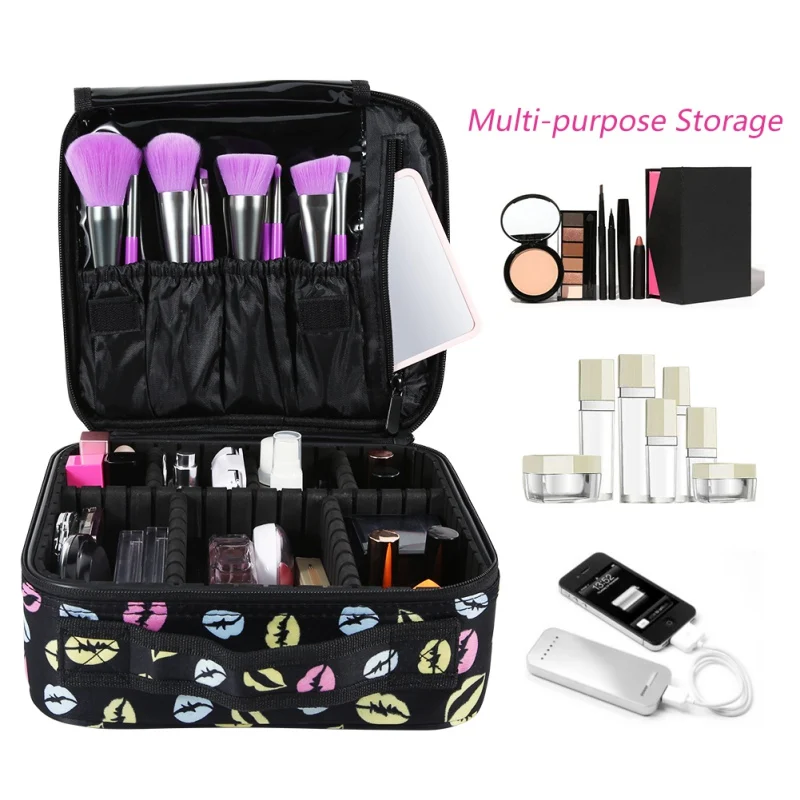 

New Style Large Capacity Multi-functional Cosmetic Bags Travel Essential Storage Bag Portable Makeup Tools