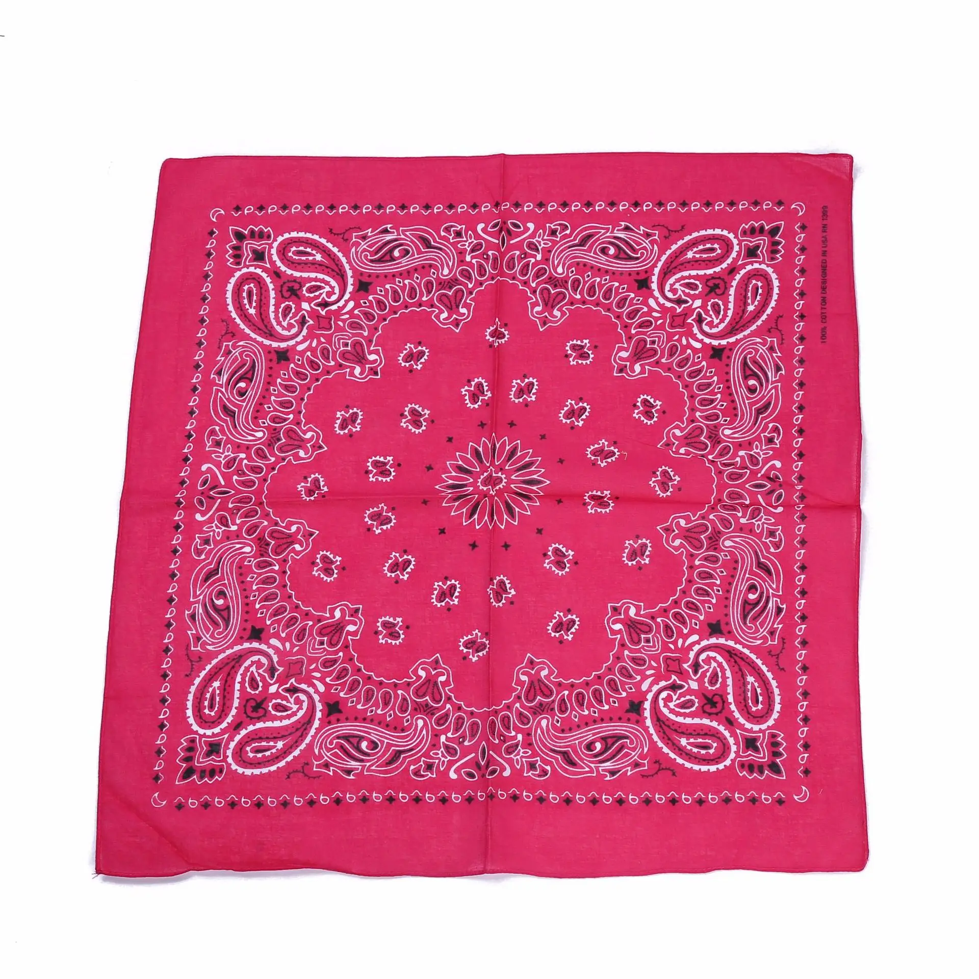 Cashew flowers cotton 55 cm square hip-hop dance multicolored spot Bandana scarf factory wholesale