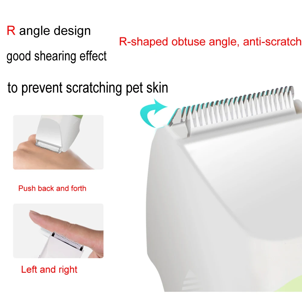 CP-5200 2 in 1 Pet Dog Cat Hair Trimmer Paw Nail Grinder Grooming Clippers Nail Cutter Hair Cutting Machine