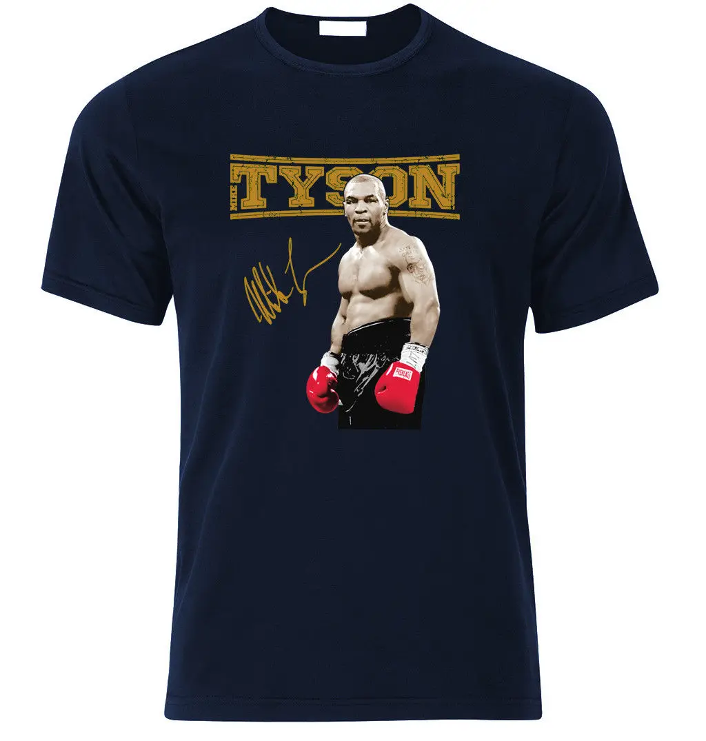 Футболка с надписью Box Mike Tyson boxing Fan Iron Mike футболка S-XXXL