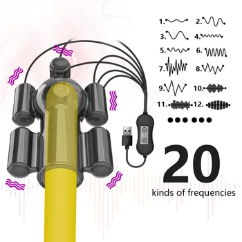 Powerful Glans Vibrator Penis Trainer Adults Sex Toys for Men Penis Sleeve Massager Delay Ejaculation 20 Speed Male Masturbation 3