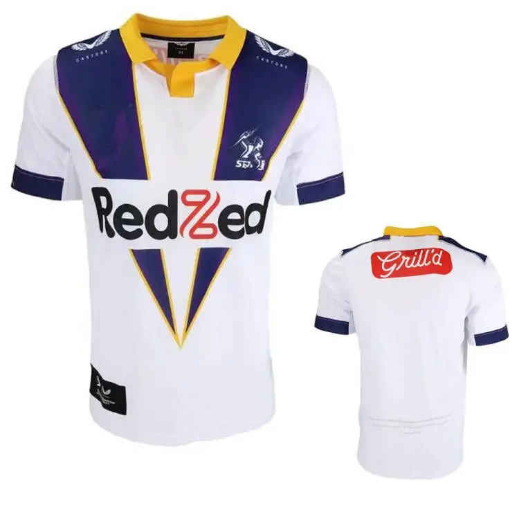 2022 Australia Melbourne Storm Home Away Rugby Shirt Anzac Indigenous