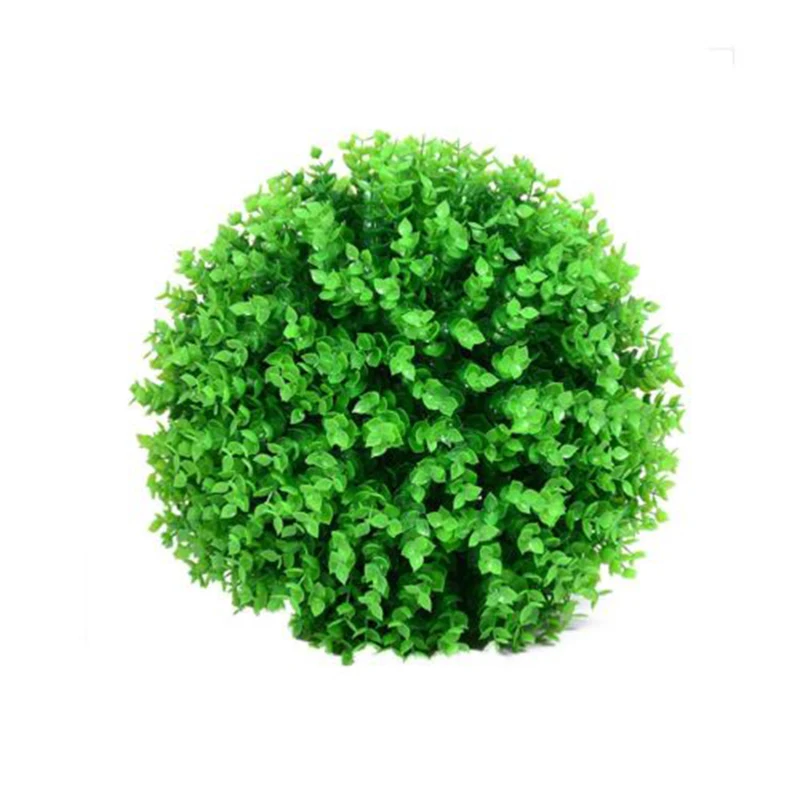 Искусственное растение гирлянда домашняя подвесная Пластиковая Зеленая Трава шар домашний декор