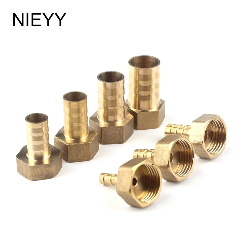 

2pc 1/2'' to 6mm-19mm Brass Tube Thread Adapter Garden Water Connectors Pneumatic Hose Connector For Aquarium Garden Accessories