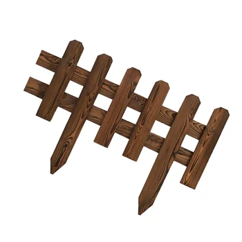 

1pc Fence Solid Wood Landscape Wooden Smooth Delicate Fencing for Backyard Lawn Courtyard Garden