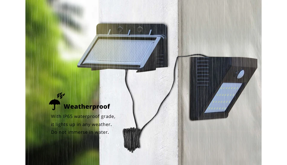Высокомощный настенный светильник на солнечной батарее с датчиком движения, светодиодный уличный светильник, уличный водонепроницаемый энергосберегающий ночной Светильник для сада, двора