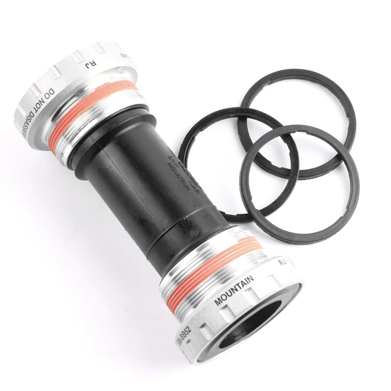 Silver ESMBB52B for sale online Shimano Deore SM-BB52 68-73 mm Shell Mountain Bicycle Bottom Bracket 