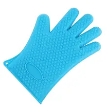 Термостойкие силиконовые перчатки для домашней кухни барбекю печи