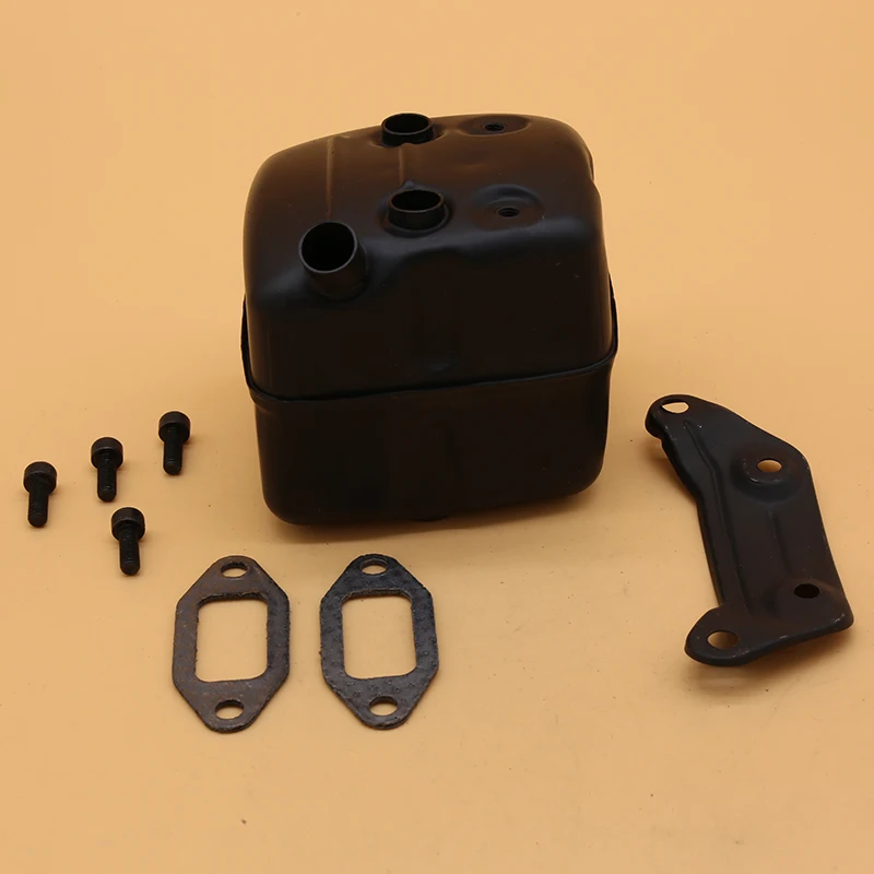 Silenziatore Di Scarico Staffa Guarnizione Misura Per Husqvarna 365 371 372 Xp 385 390 Xp Gas Motosega Pezzi Di Ricambio