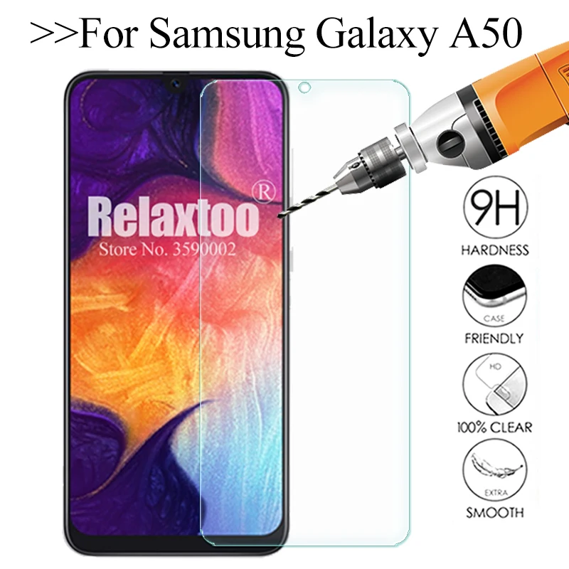 Защитное стекло для samsung galaxy a50 защита экрана на sm-s505F a 50 50a a505 a505F закаленное |