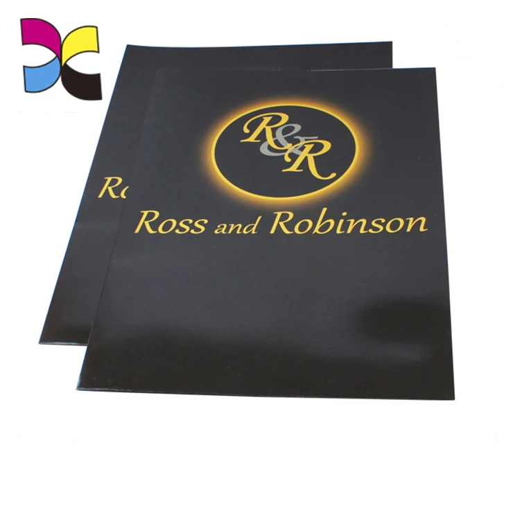 Printing Custom A4 Pocket Presentation Folder Pack A4 File AliExpress