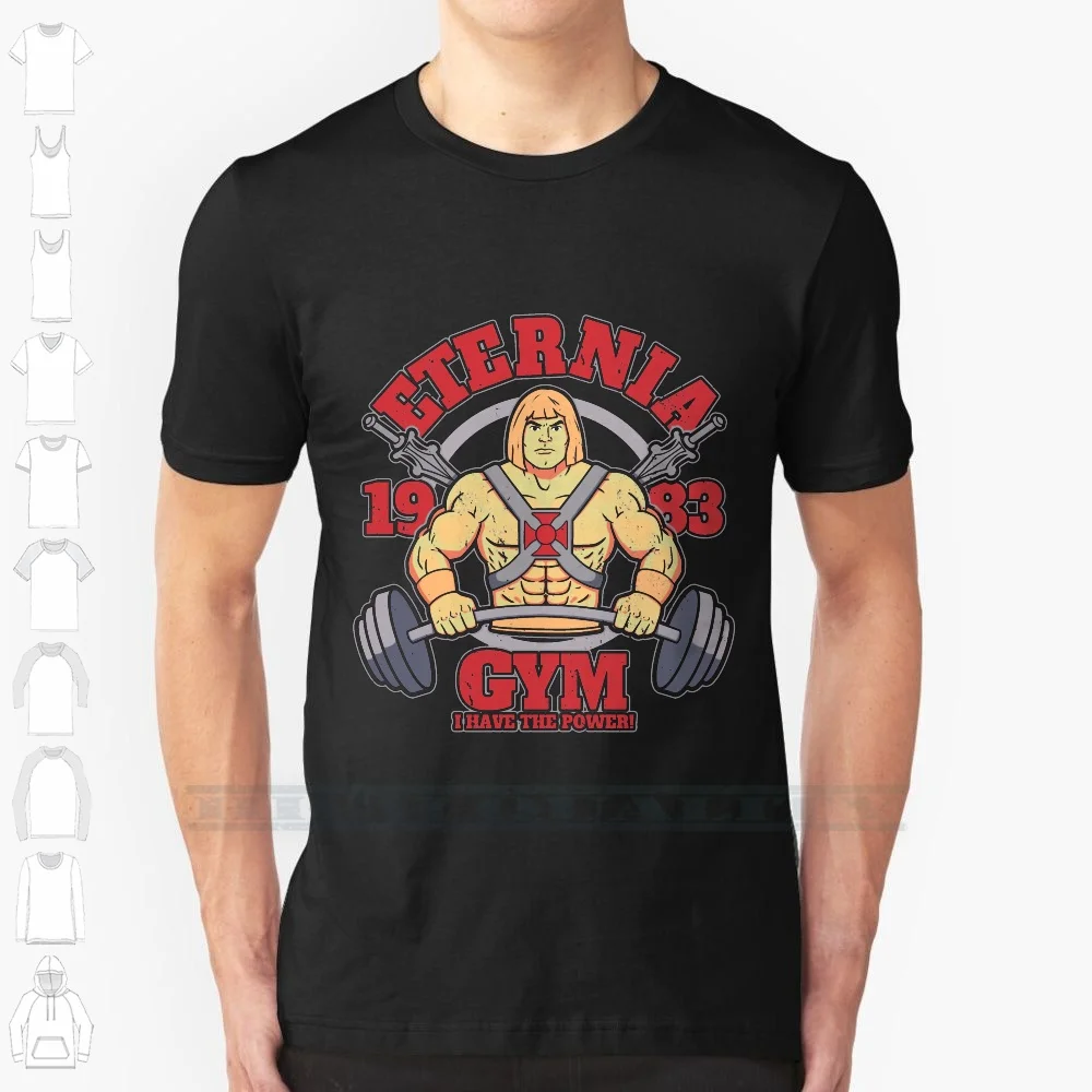 Eternia Gym V2 Custom Design Print For Men Women Cotton New Cool Tee T Shirt Big Size 6Xl Heman He Man Master Of
