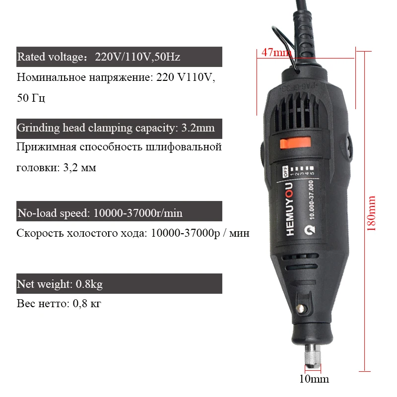 Price 180W Electric Dremel Engraving Mini Drill polishing machine Variable Speed Rotary Tool with Power Tools accessories