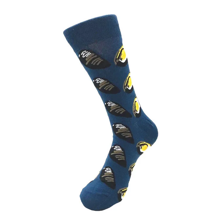 JAYCOSIN брендовые качественные Веселые носки для мужчин полосатые клетчатые носки с рисунком чесаные хлопковые Calcetines Largos Hombre 830#2