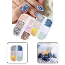 

Lightweight 5g Safe Powder Pigment Shiny Color Dipping Dust Sequins Colorful Nail Color Powder Grain Effect for Female