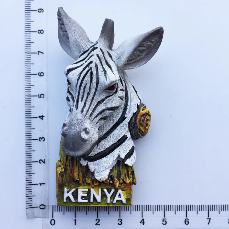 3D Kenya South Africa North Africa Souvenirs Refrigerators Fridge Magnets Magnetic Stickers Home Decor Kitchen Decorations