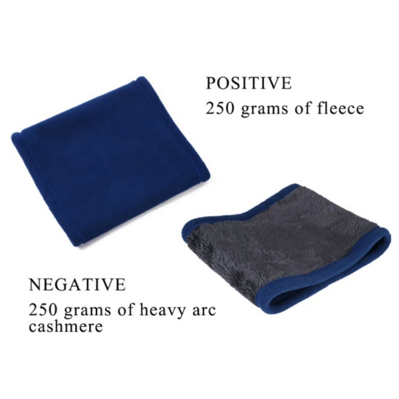 Multifunctional Winter Face Mask Neck Warmer Fleece Balaclava Scarf Windproof Cycling Ski Stretchy Neck Gaiter Beanie Hat