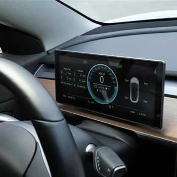 شراءلوحة أجهزة تسلا نموذج 3 لوحة القيادة هود رؤساء عرض قياس العنقودية الأداء الرقمي LCD أفضل OEM نمط Autosonus