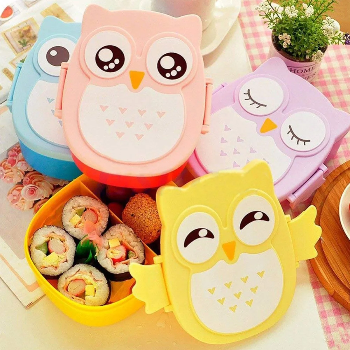 Cartoon Portable Healthy Material Lunch Box Storage Box Bento Boxes Microwave Dinnerware Food Sealed Storage Container 1 Cartoon Portable Healthy Material Lunch Box Storage Box Bento Boxes Microwave Dinnerware Food Sealed Storage Container 4