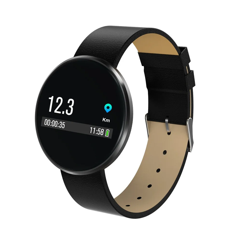 BK EPULA Fitness Tracker Smart Watch Heart rate blood pressure sleep monitoring watch Phone video sports smartwatch watch for adult - Цвет: BK