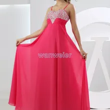 Знаменитое hl Бандажное Макси платье Персиковое шифоновое викторианское бисерное Формальное пышное платье Выпускные платья