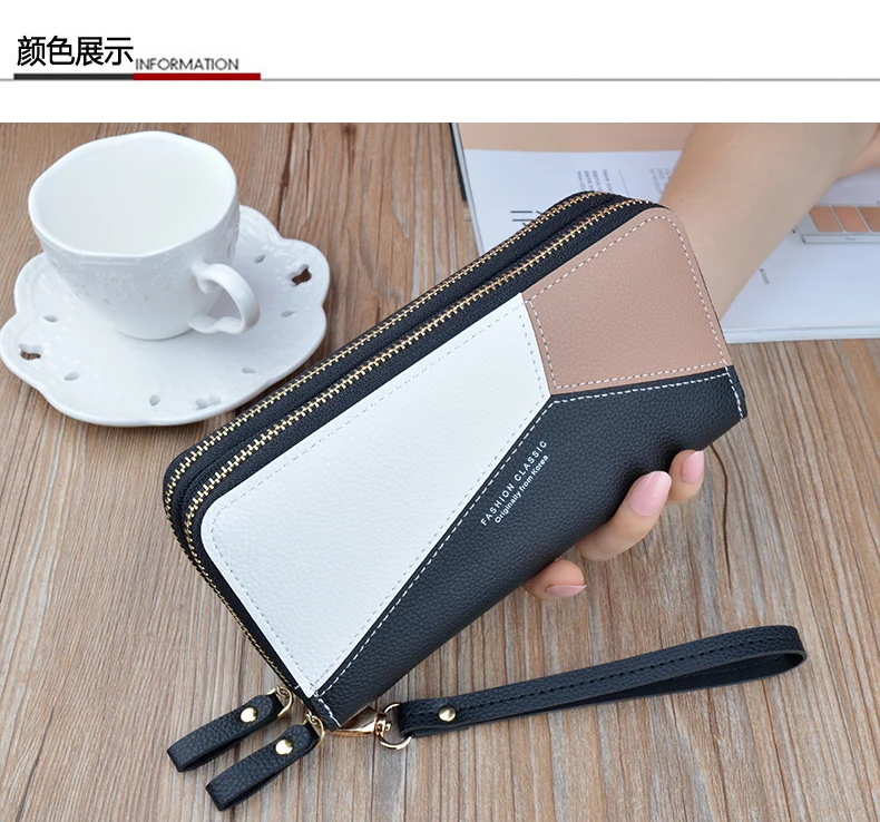 Puimentiua, новинка, женские кошельки, кредитный кошелек, женский роскошный брендовый клатч из искусственной кожи, зажим для денег, длинный женский кошелек для монет