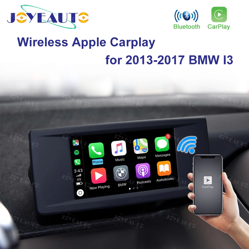 Joyeauto wifi беспроводной Apple Carplay Car Play Android Авто зеркальное зеркало модифицированный NBT i3 2013- для BMW Поддержка камеры заднего вида