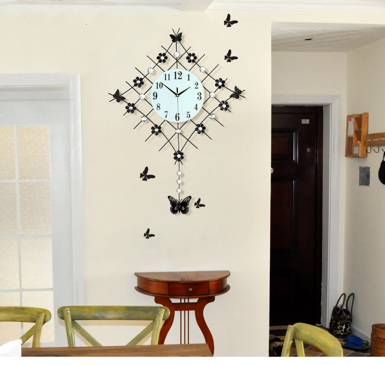 Цифровой Grande Taille De Murale Парикмахерская Wandklok jam Dinding Saatleri Horloge Фреска Duvar Saati Saat Reloj сравнению часы настенные