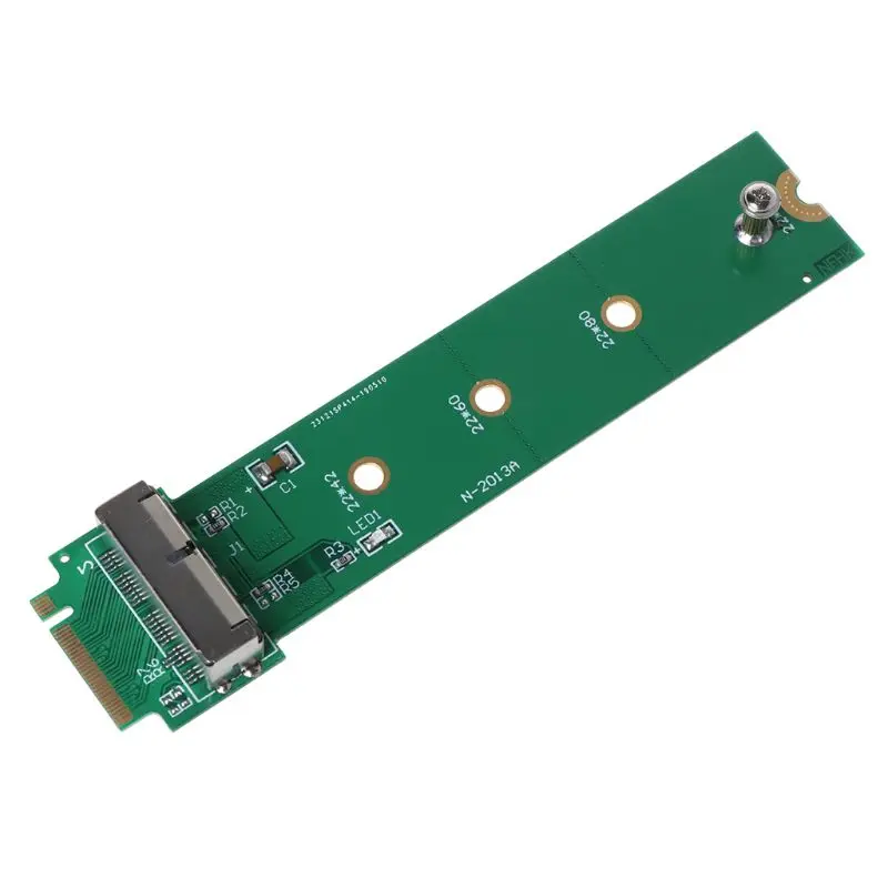 Для MacBook Air Pro 12+ 16 контактов SSD на M.2 ключ M(NGFF) PCI-e адаптер конвертер карта для ПК Компьютерные аксессуары M68F