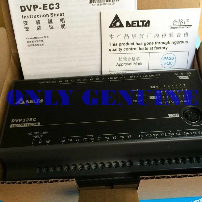 Контроллер Delta PLC EC3 серии DVP32EC00R3 DVP32EC00T3