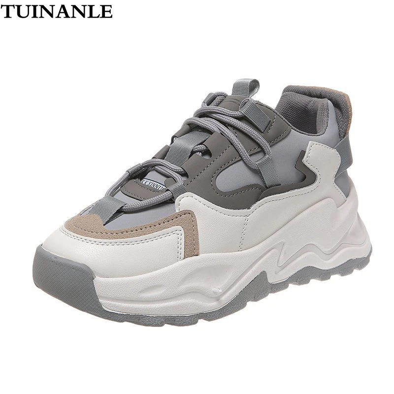 TUINANLE Shoes Women Breathable New Trending Autumn Models White Shoes Wild 2021 Patchwork Sneakers Women Zapatillas De Deporte