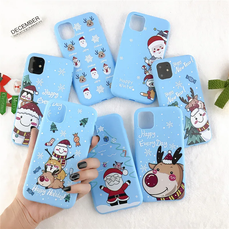 moskado New Year Christmas Silicone Case For iPhone 11 Pro Max X XR XS Max 5S 6S 7 8 7Plus Santa Claus Elk Pattern Phone Cover moskado New Year Christmas Silicone Case For iPhone 11 Pro Max X XR XS Max 5S 6S 7 8 7Plus Santa Claus Elk Pattern Phone Cover