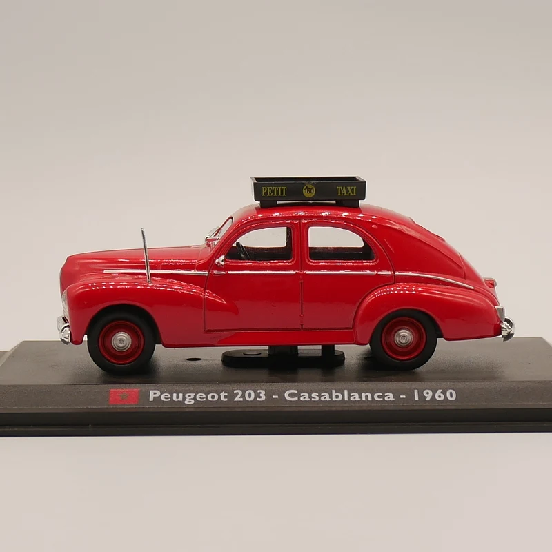 Модель Leo 1:43 Peugeot 203 1960 коллекционная игрушечная машинка из сплава под