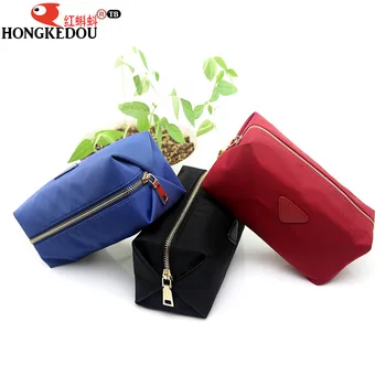 

Hongkedou Multi-functional Portable Waterproof Nylon Cosmetic Bag Storgage Bag Sundry Bag South Korea Cute Clutch New Style
