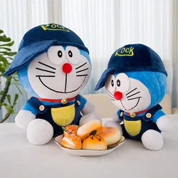 Muñeca de peluche de dibujos animados para niños, juguete de felpa con diseño de Doraemon, Gato Jingle, almohada, regalo de Navidad, 30cm