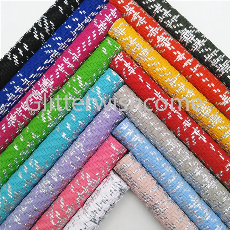 Ткань Glitterwishcome 21x29 см Размер A4 винил для бантов с металлическим принтом таттан