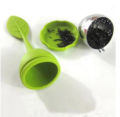 NEW Kitchen Tools Tea Infuser Stainless Steel Cute Tea Ball Sweet Leaf Tea Strainer for Brewing Device Herbal Spice Filter