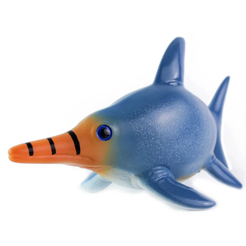Игрушечный динозавр Lchthyosauria, детская игрушка для моделирования, пластиковый мягкий динозавр, модель животного