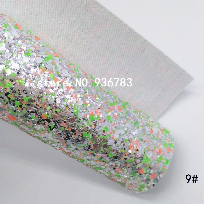 MQ011A 30X134 см блестящая ткань со звездами с эффектом блестящей кожи для изготовления обуви с бантами сумки и обои - Цвет: 9